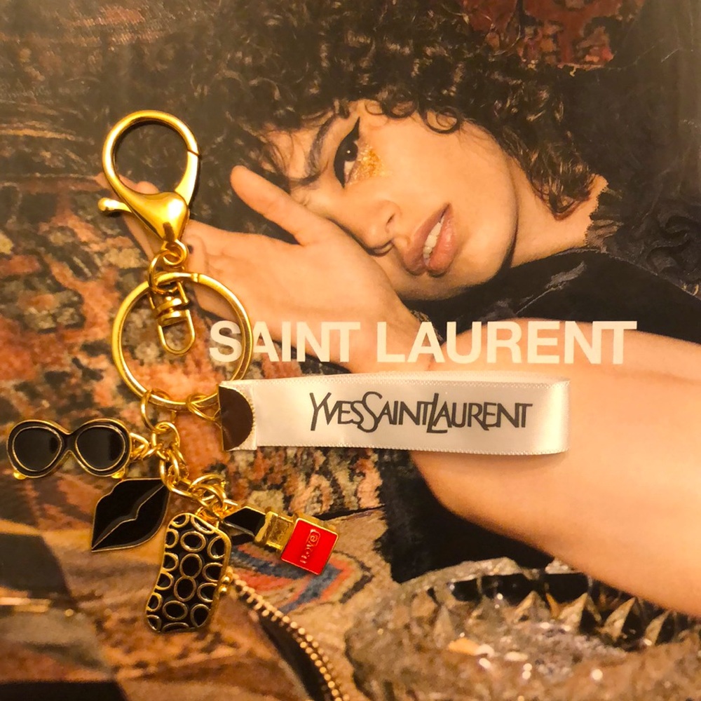 ❤️Repurposed Authentic YSL Ribbons/Key chain. Very pretty❤️ - Picture 2 of 2